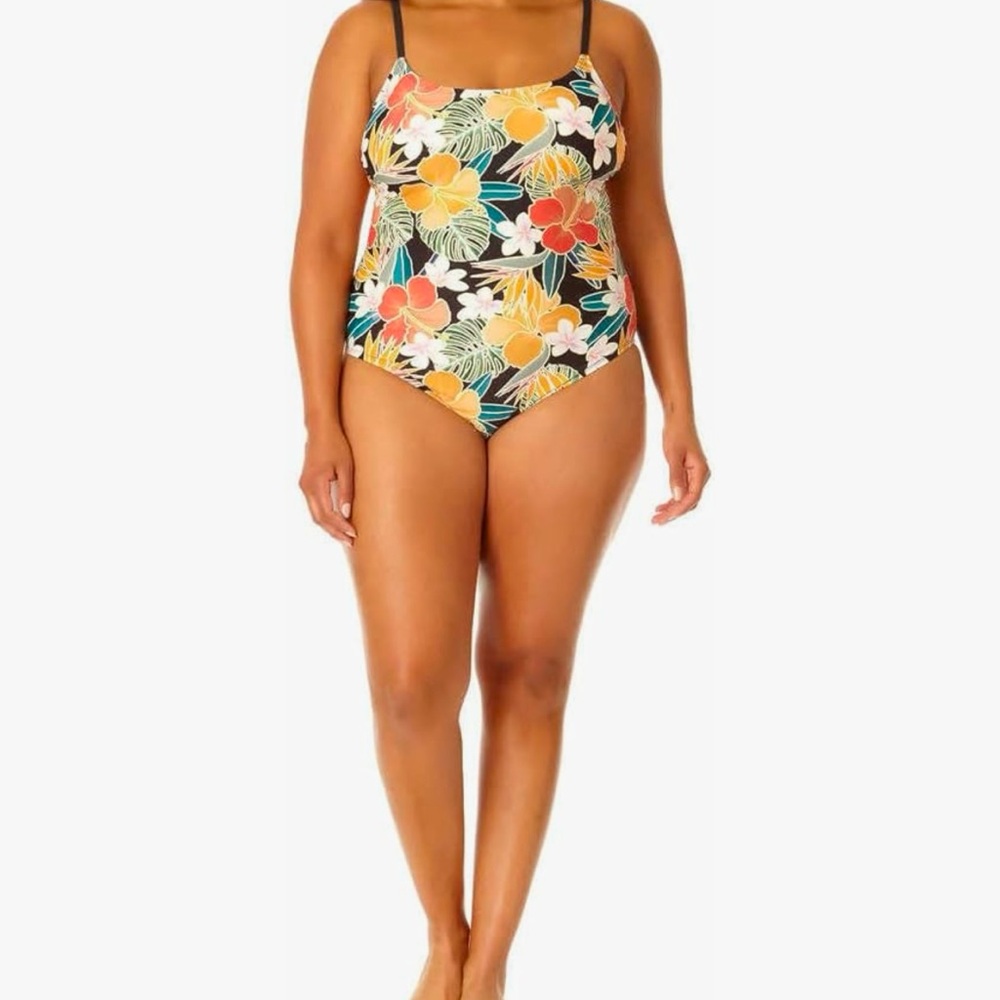 Vibrant Hurley Floral One-Piece Swimsuit